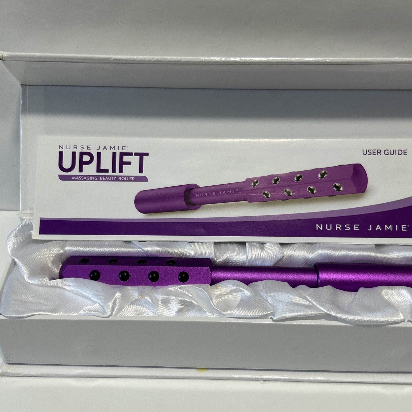 Nurse Jamie Uplift Massaging Beauty Roller “Purple” Uplift Tool 7-1/2” Aluminum