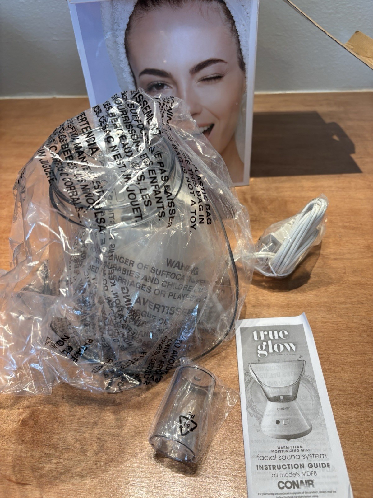 Conair True Glow Warm Steam Facial Sauna Steamer BRAND NEW T