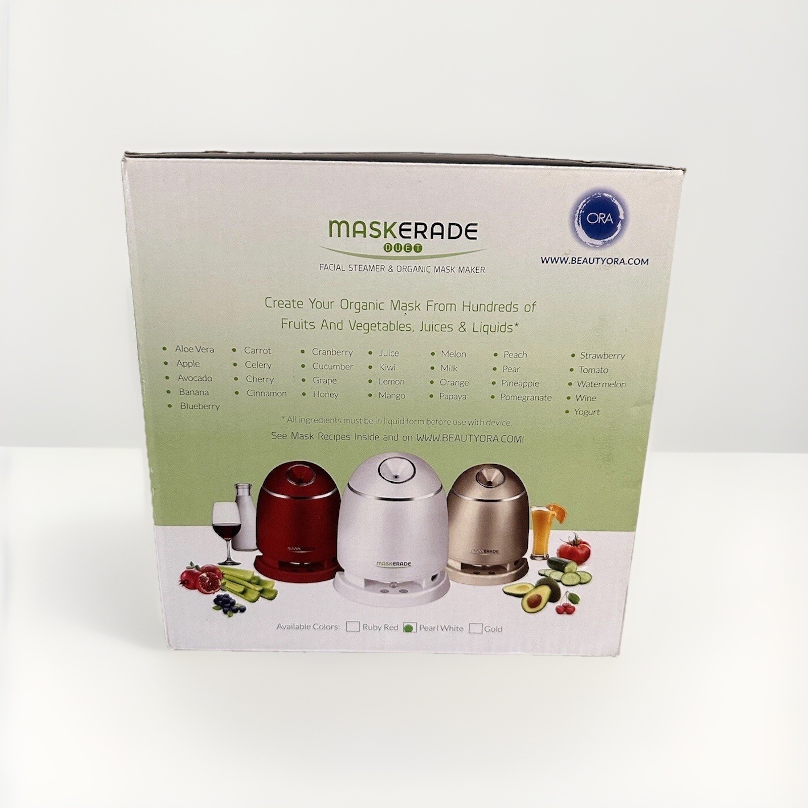 Maskerade Duet Facial Streamer and Organic Mask Maker
