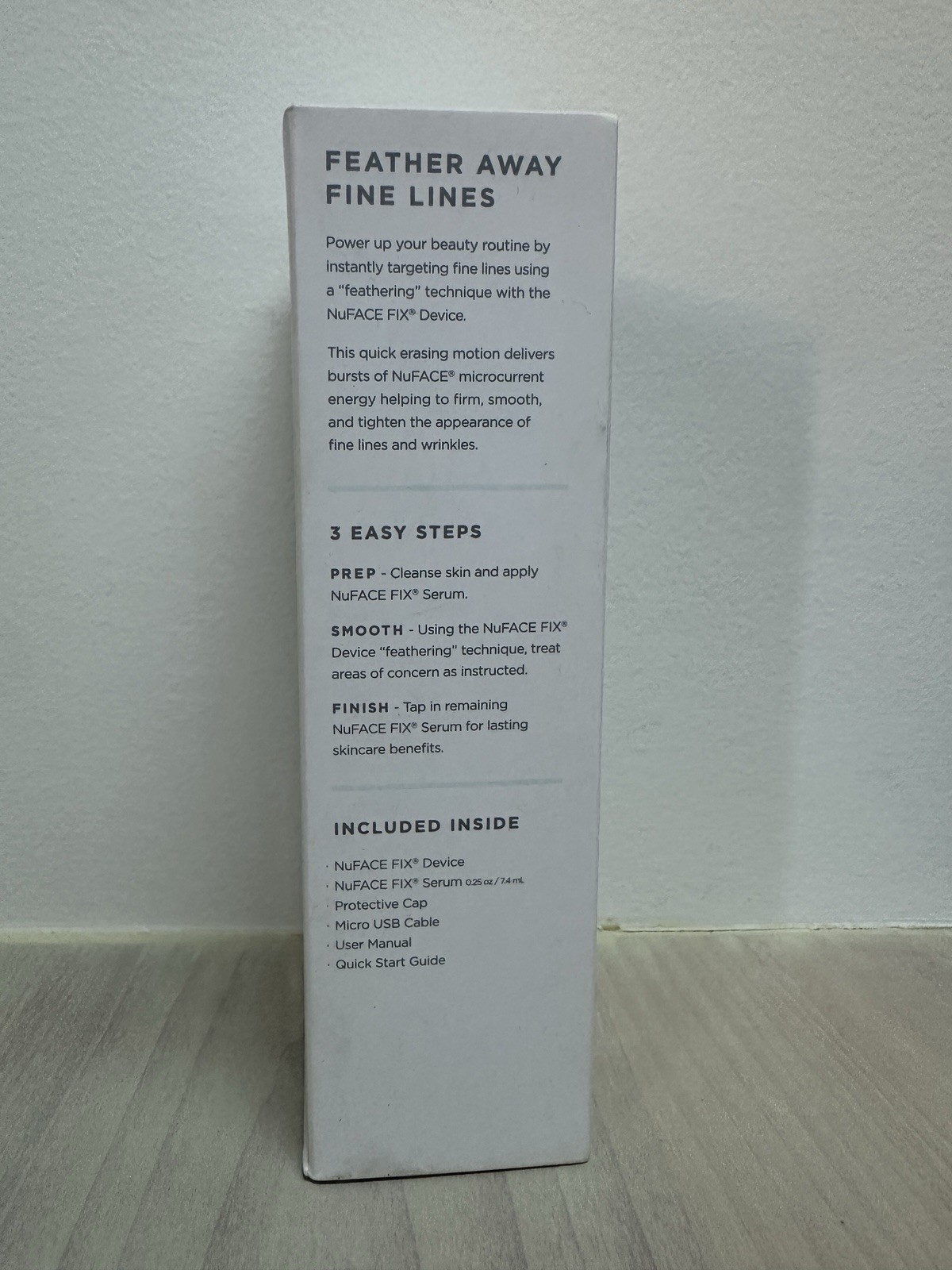 NEW NuFace Fix Line Smoothing Device Microcurrent Anti-aging Wrinkle Treatment
