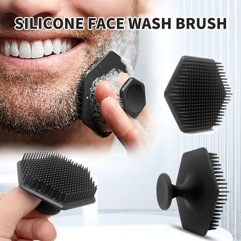 Soft Silicone Face Cleaning Brush Remove Makeup Blackhead Remover Portable