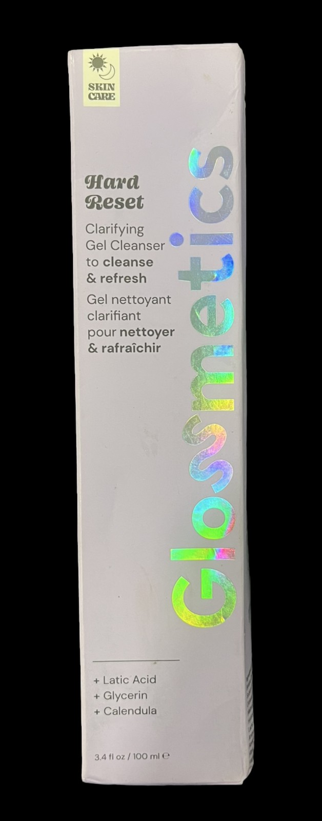 NEW BOXES GLOSSMETICS HARD RESET CLARIFYING GEL CLEANSER – 3.4 OZ