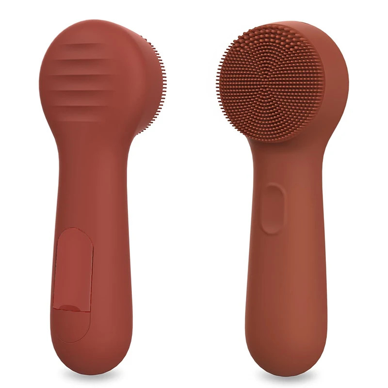 Silicone Facial Cleansing Brush – Sonic Vibration Massager – USB Rechargeable To