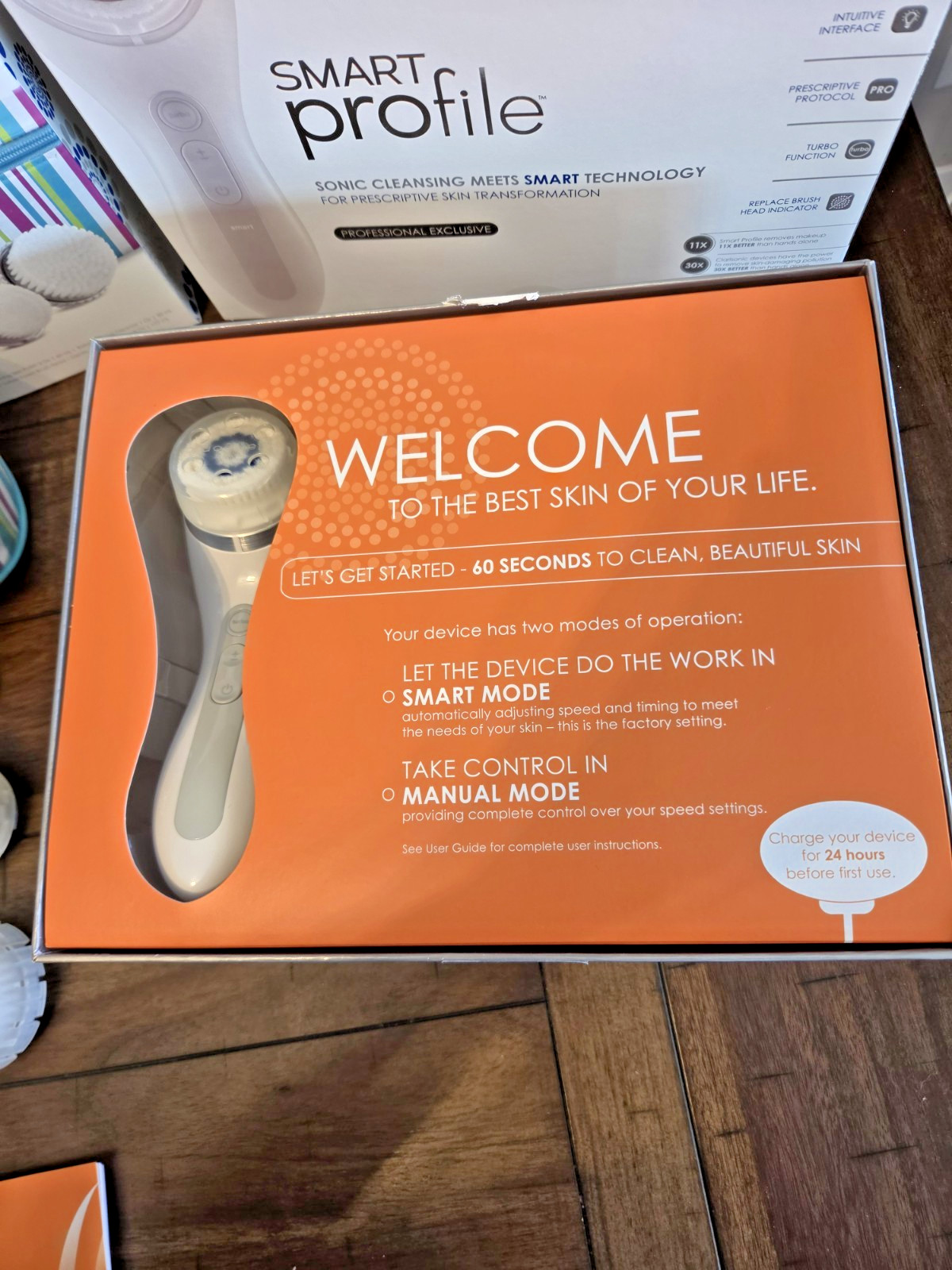Clarisonic Smart Profile Face & Body Sonic Cleansing – New in Opened Box