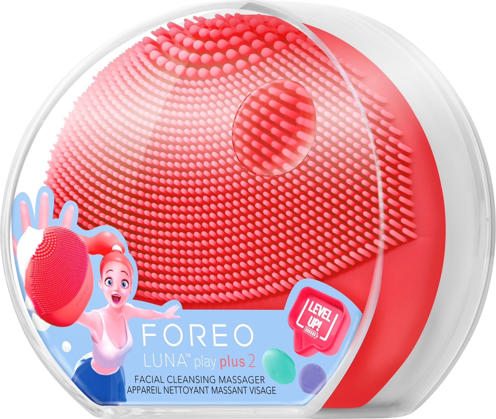 Luna Play Plus 2 Peach Of Cake! Facial Cleansing Massager