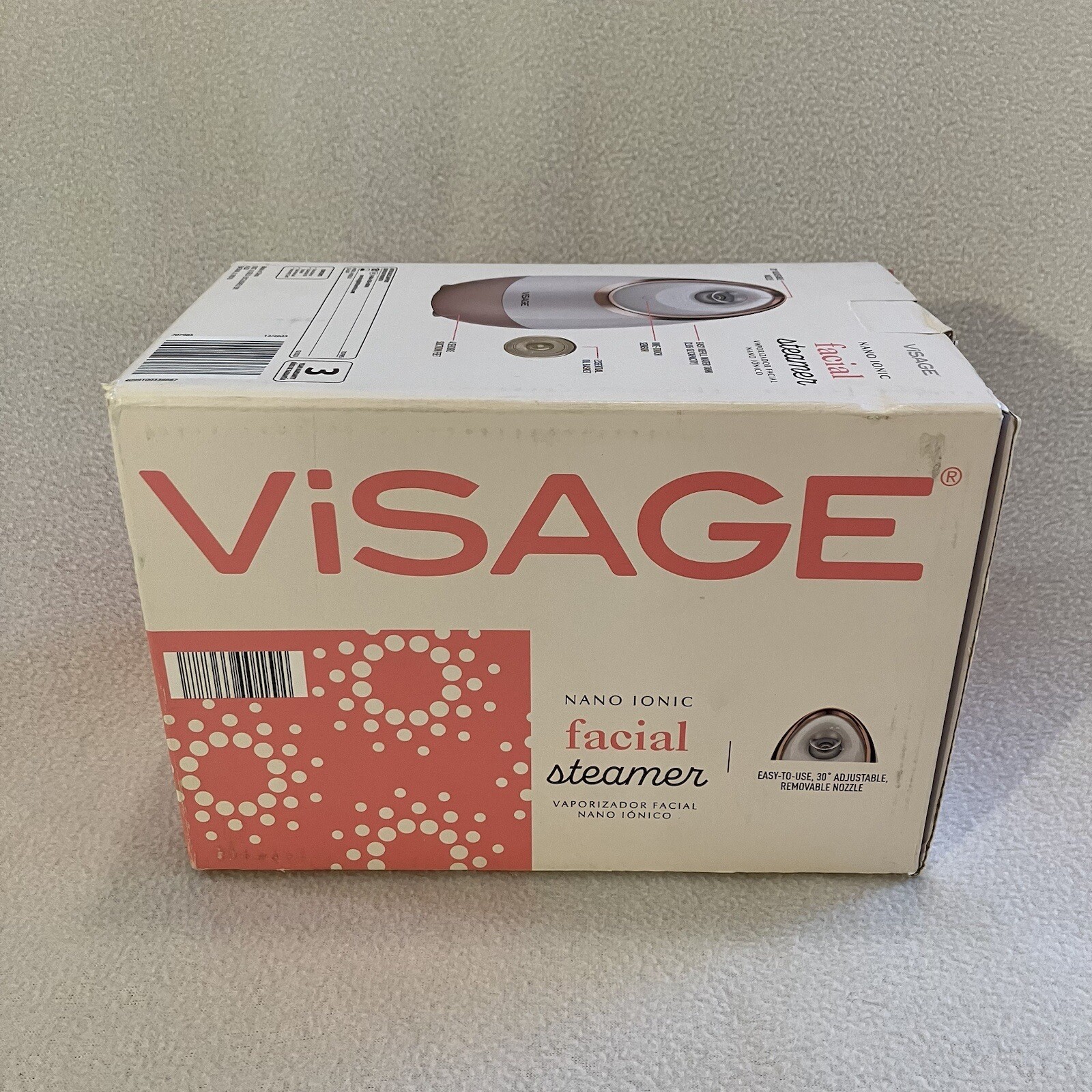 Visage Nano Ionic Facial Steamer! All Skin Types, Cleanse, Hydrate, Soften Skin