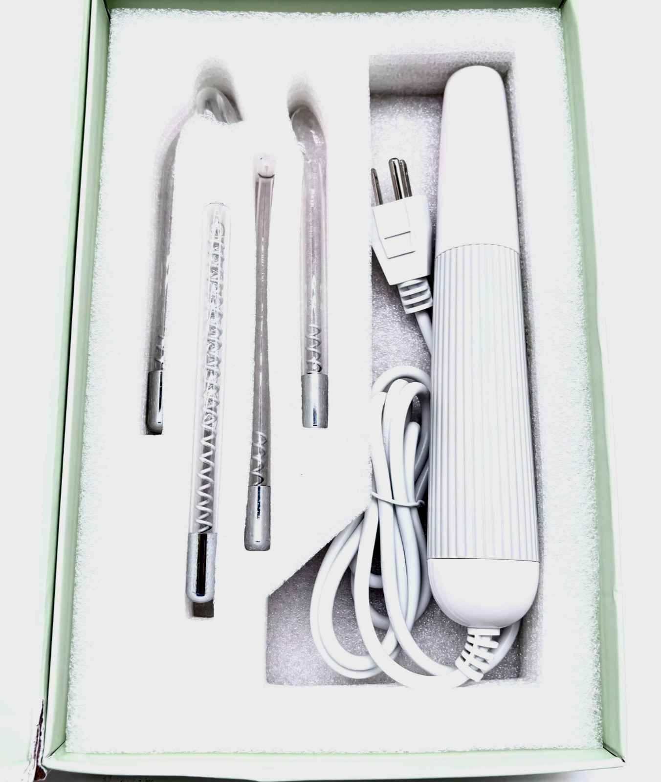 Darsonval Portable High Frequency Skin Care Device White Brand New