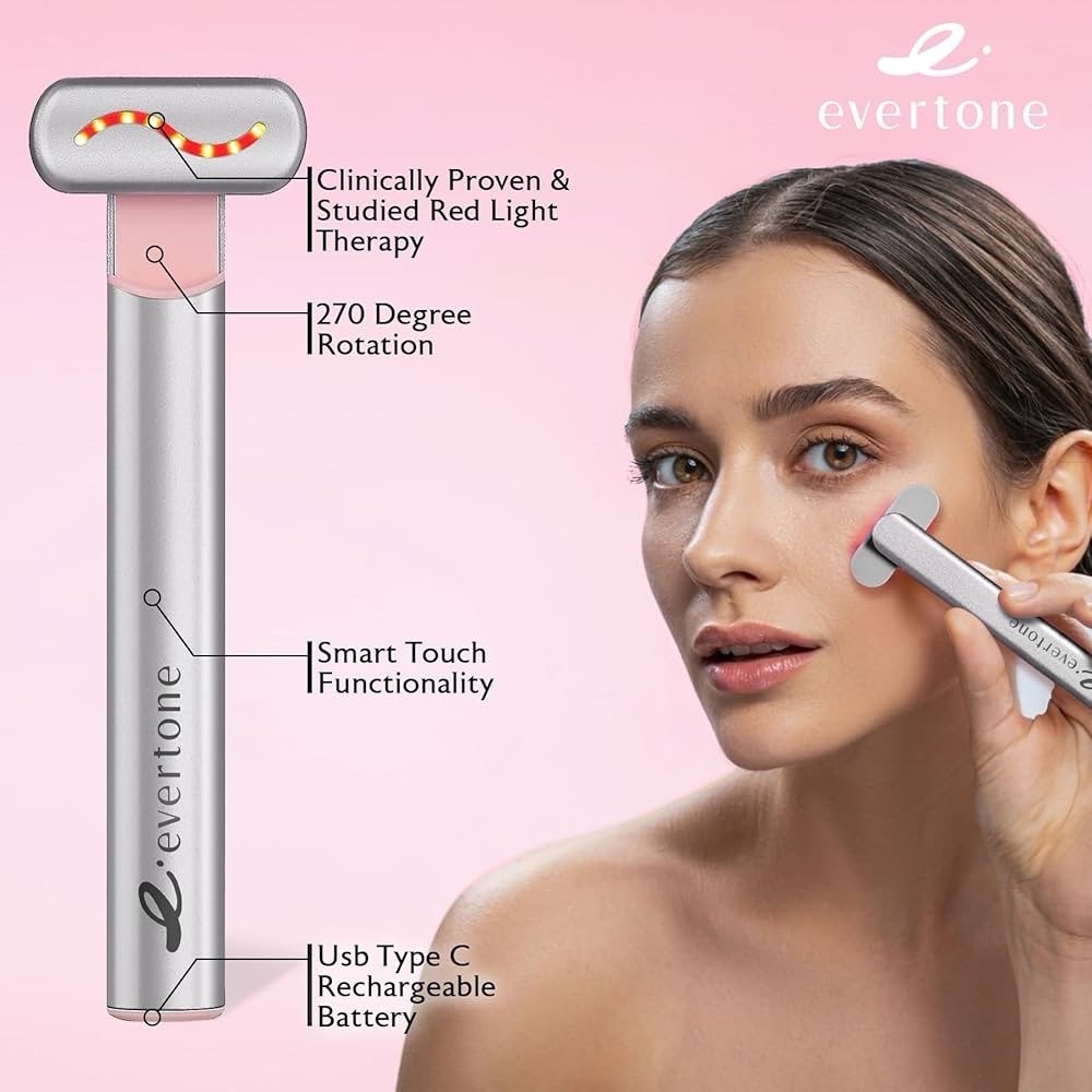Evertone Infrawave Red Light Therapy Wand NEW Sealed (055)