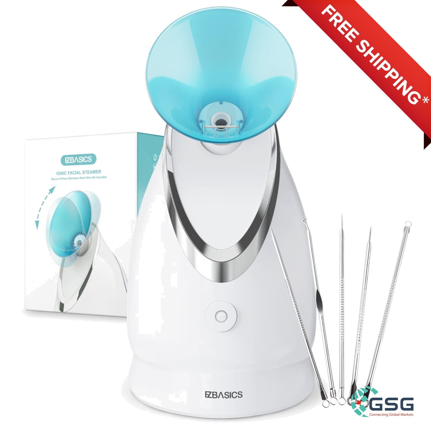 UPGRADED IONIC FACE STEAMER WITH PROFESSIONAL SKIN KIT