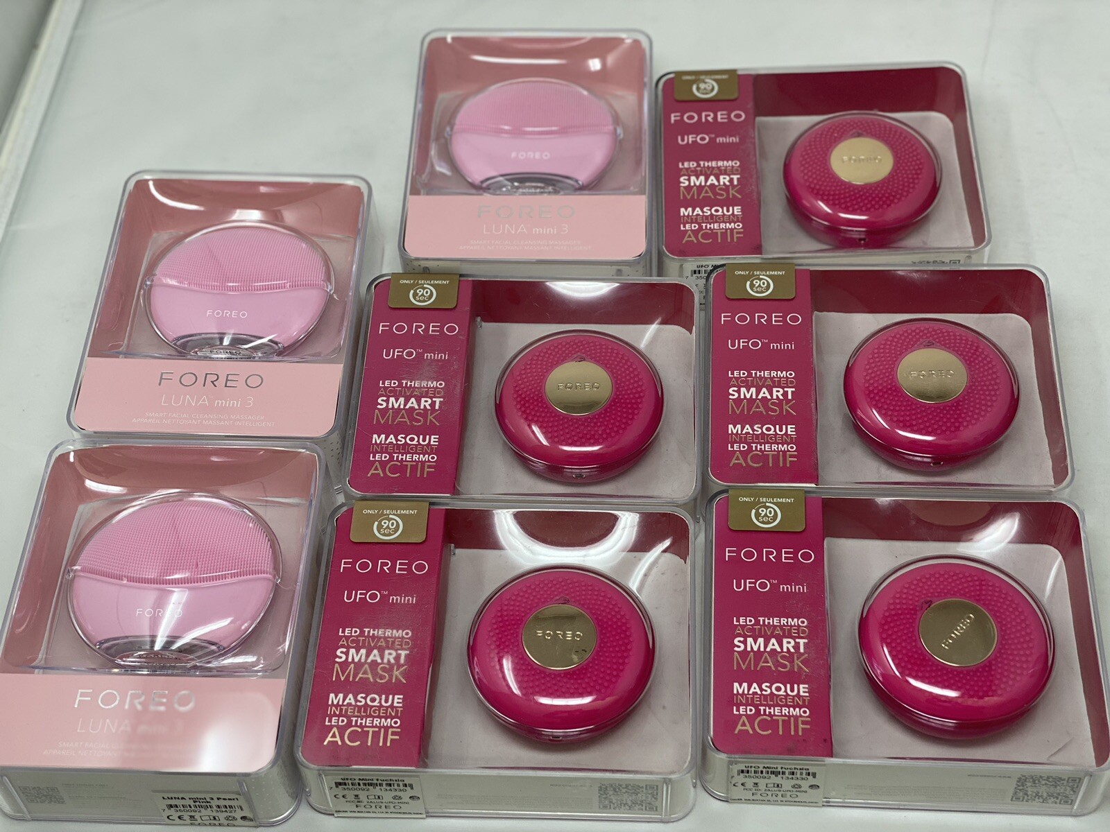 Black Friday🥳Lot Of 8 Foreo Luna Mini Luna 3 T-Sonic Facial Cleansing Device