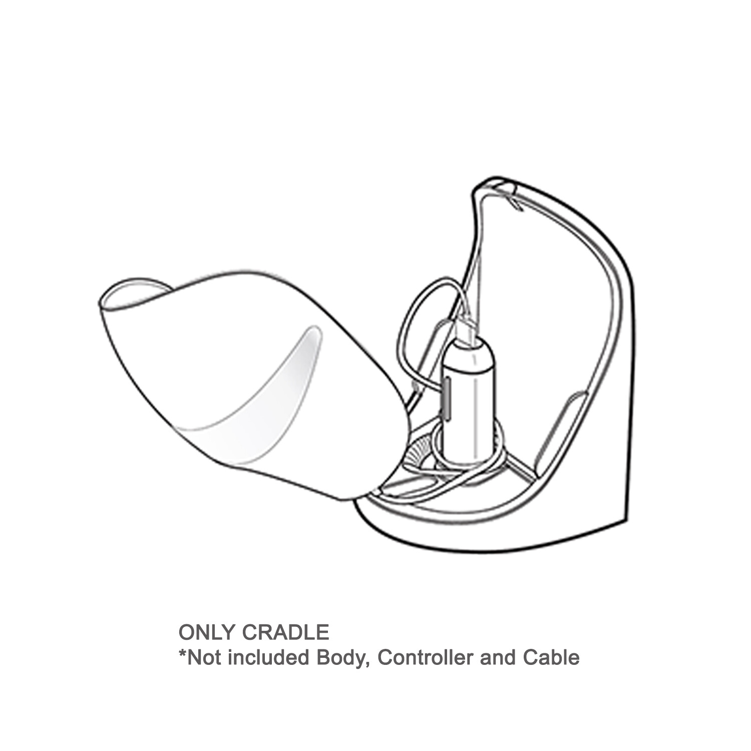 LG Genuine Part COV34347504 Mask Stand Cradle for Pra.L Derma LED Mask BWJ1 BWJ2