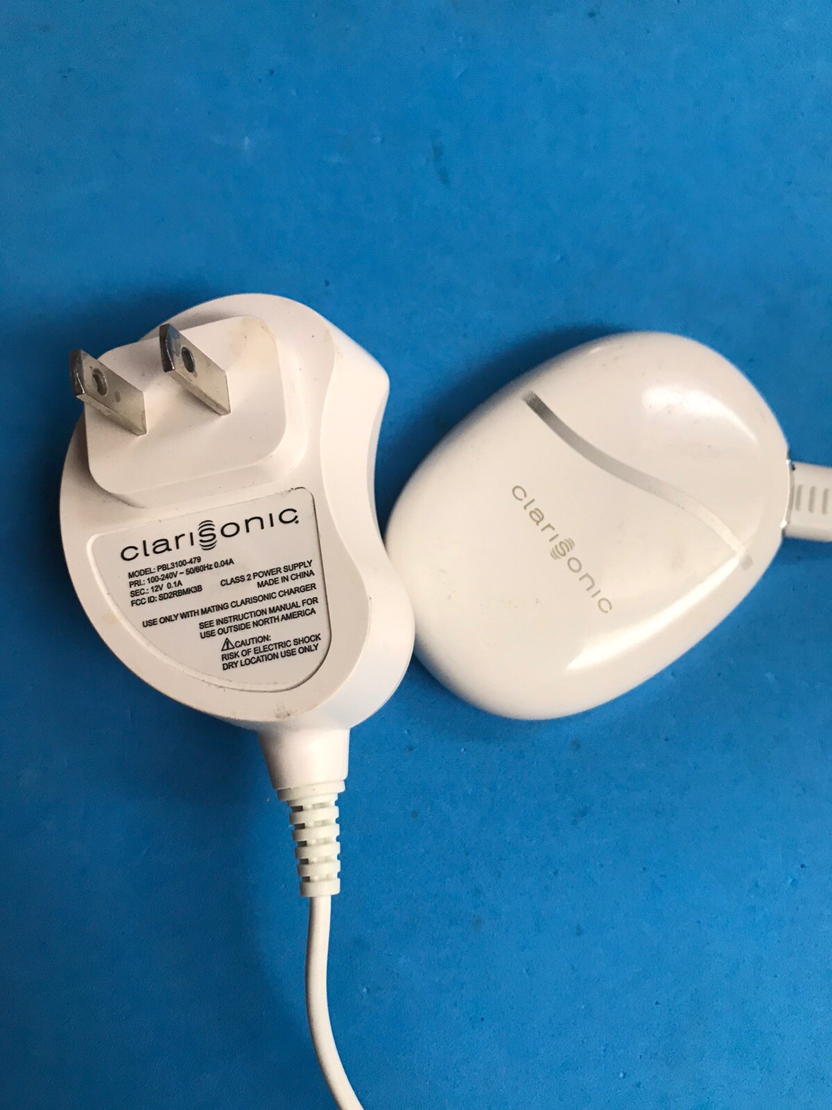 Genuine Clairsonic PBL5143/80B AC Power Wall Charger Adapter Opal