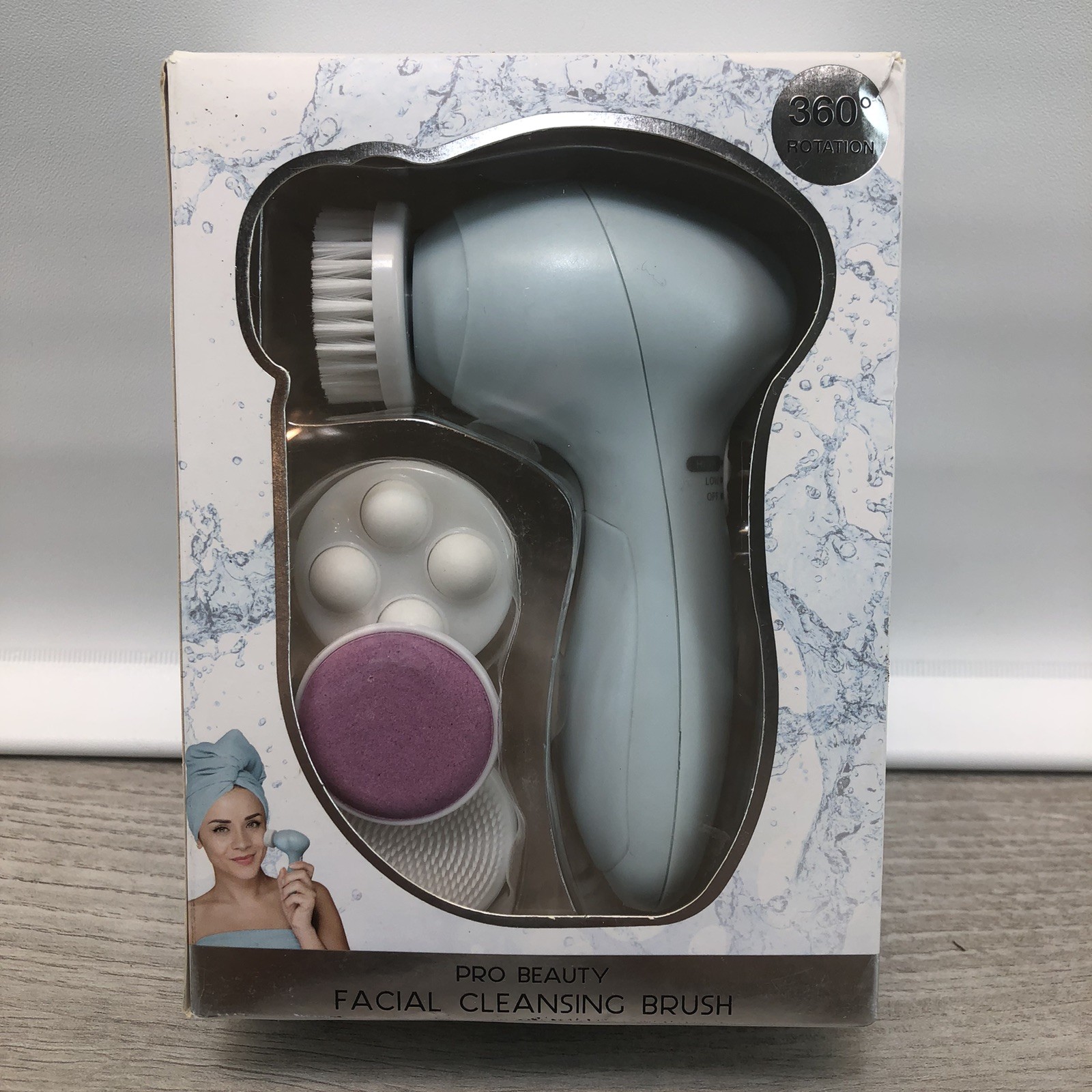 Pro Beauty Facial Cleansing Brush With Stand
