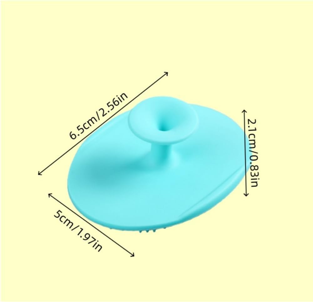 4 Pack Face Scrubber，Silicone Facial Cleansing Brush Face，Removes Blackheads and