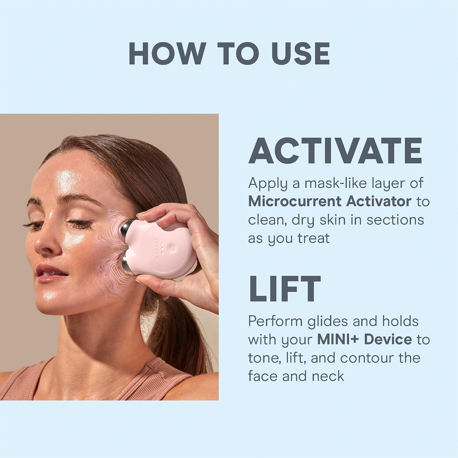 NuFace Trinity+ Facial Toning Device Complete Set