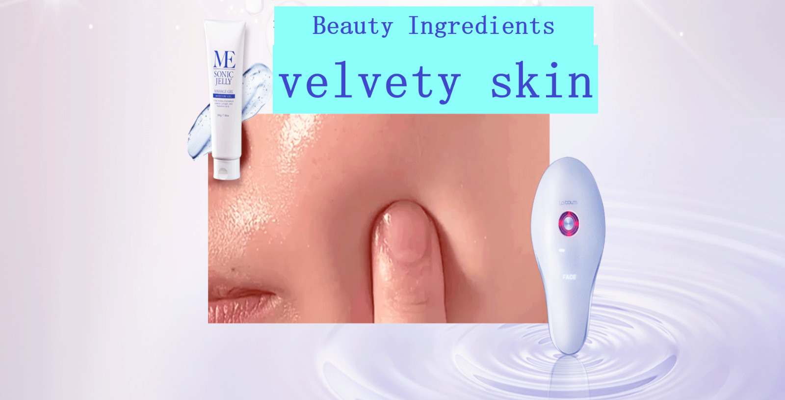 ME LA boun Facial skin Perfect Facial Machine with Beauty Gel Made in Japan