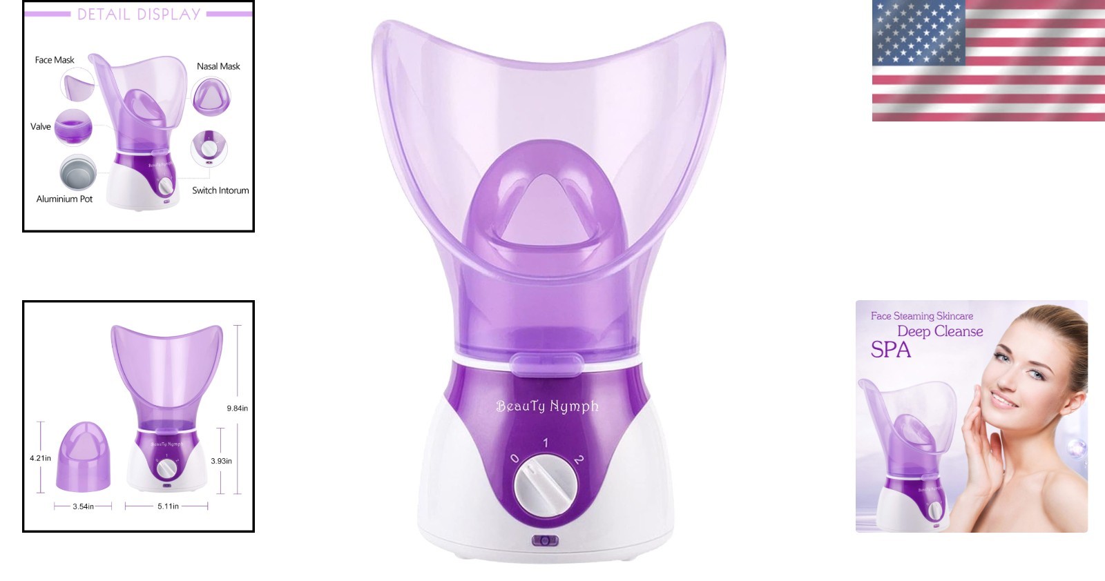 Steam Face Care Device – Enhance Skincare Absorption & Refresh Complexion