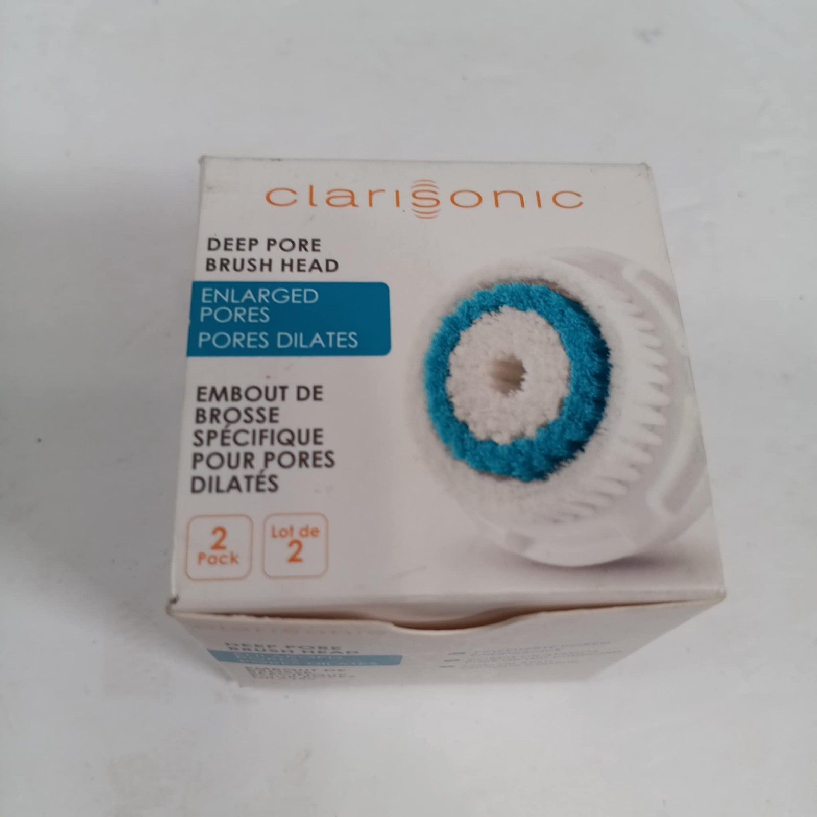 Authentic Clarisonic Deep Pore Brush Heads Two Pack