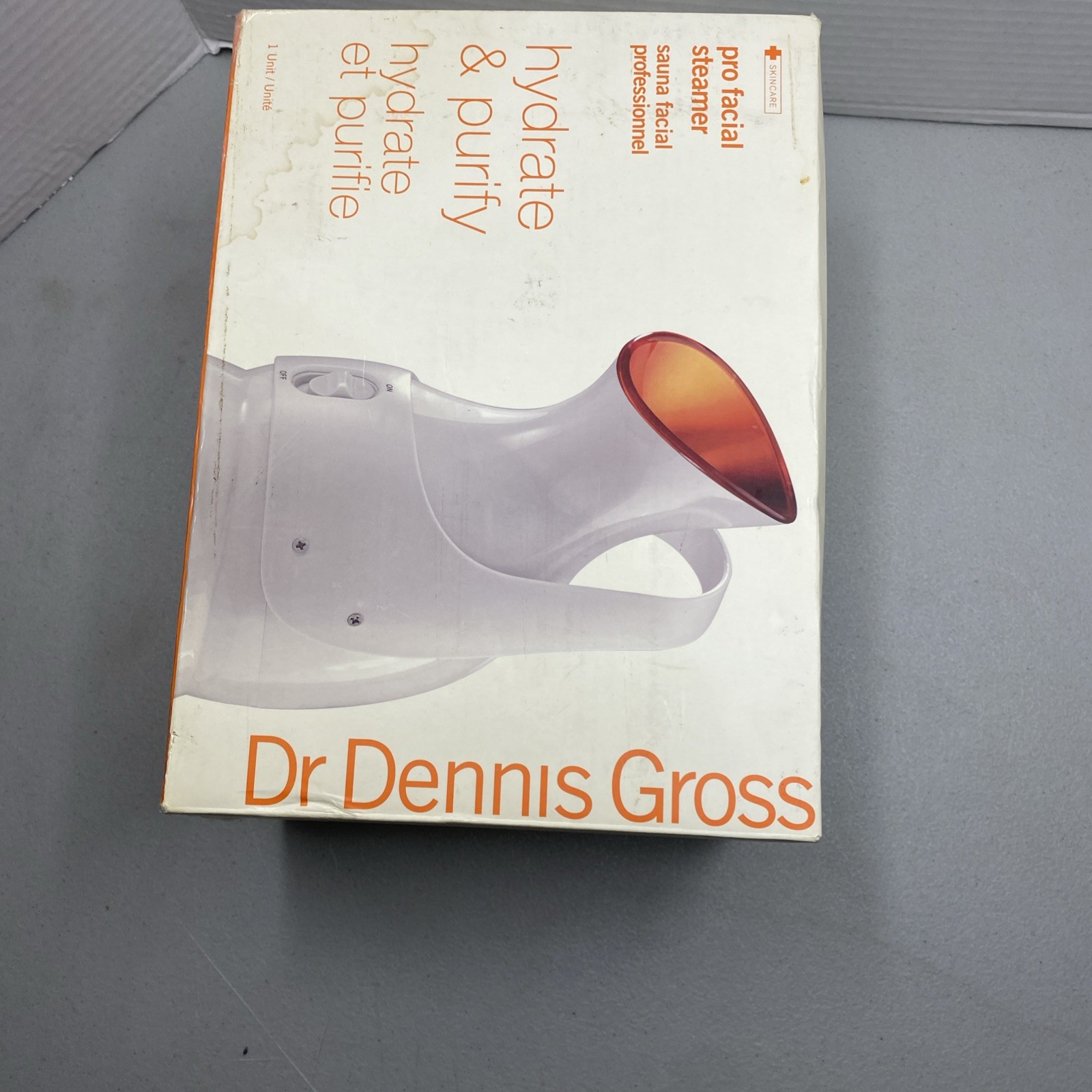 Dr Dennis Gross Pro Facial Steamer Deep Cleaning White Sauna Hydrate & Purify