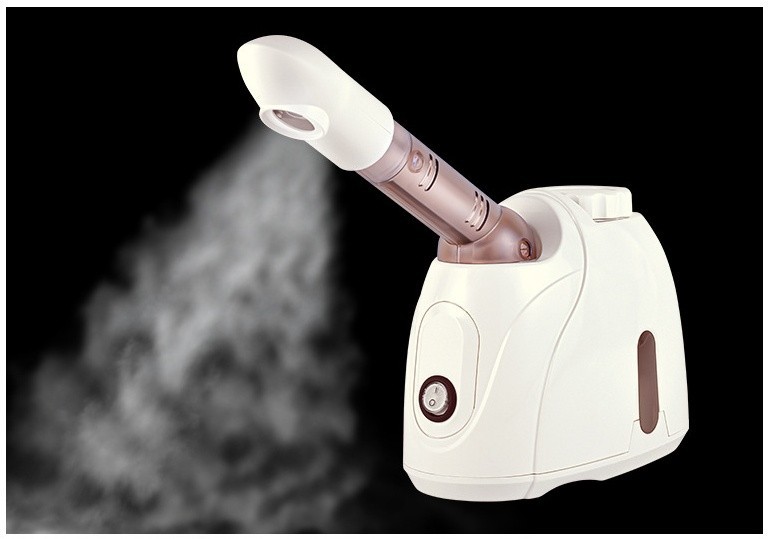 Facial Steamer-Nano Ion Level Deep Cleansing With 360° Swivel Arm
