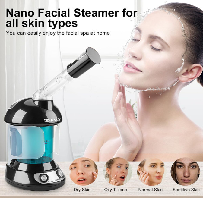 vaporizador facial professional limpieza sauna de cara poros a vapor profesional