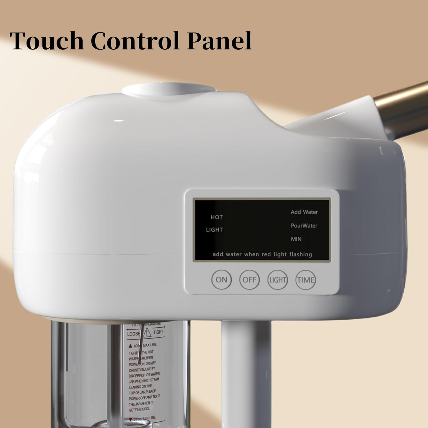Facial Steamer Professional, Facial Steamer with Magnifying Lamp for Esthetician
