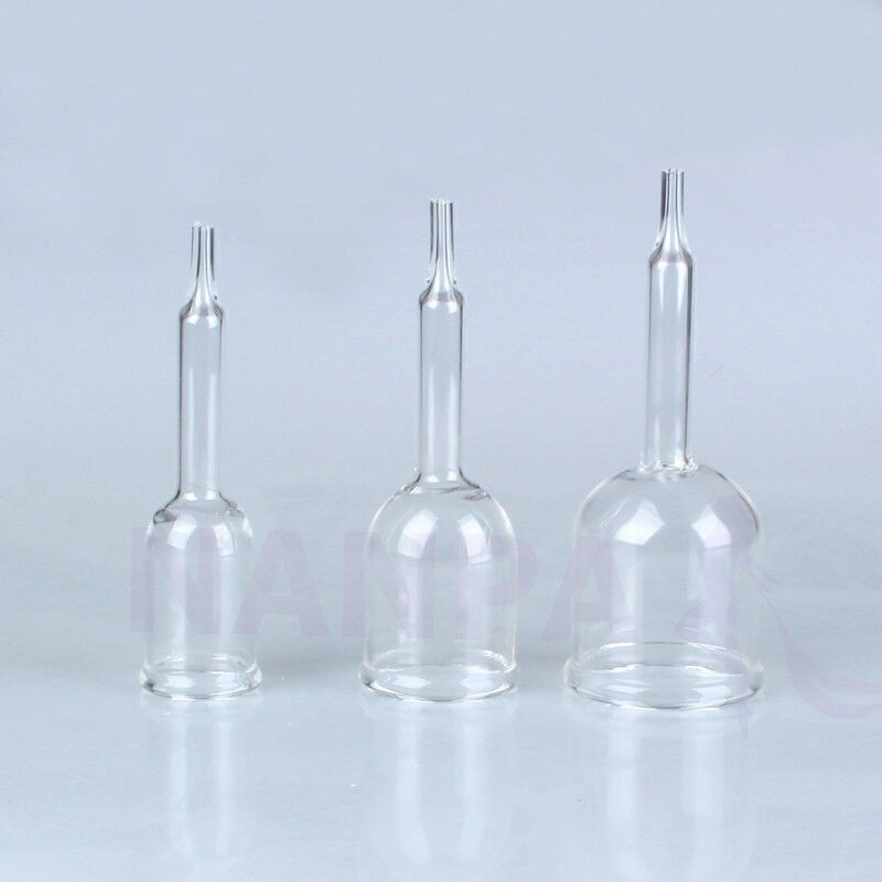 Replacement Vaccum Cupping Glass Cup For Vacuum Therapy Spray Facial Machine