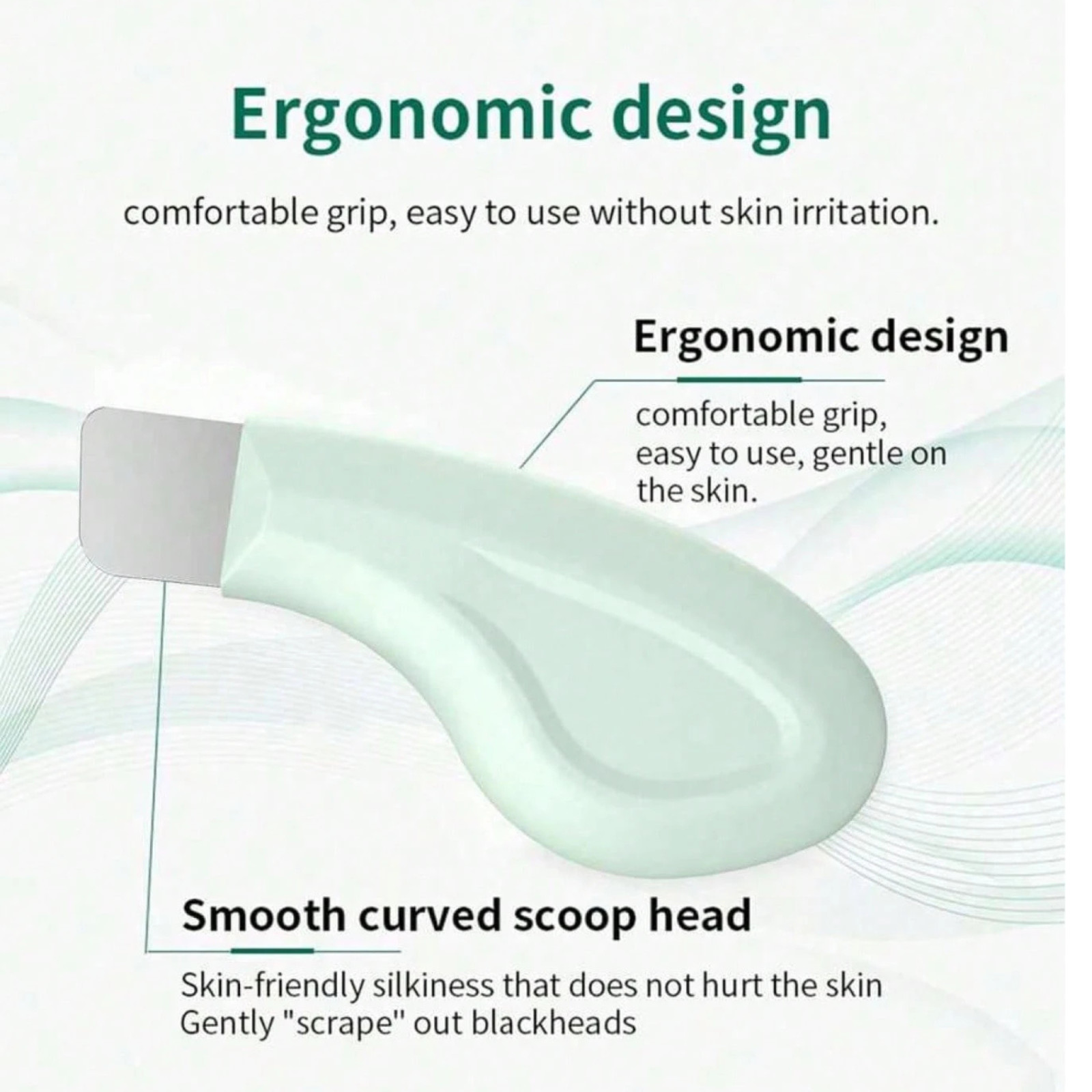 Non-Electric Silicone Facial Cleansing Tool Gentle Pore Care Skin Massage Brush