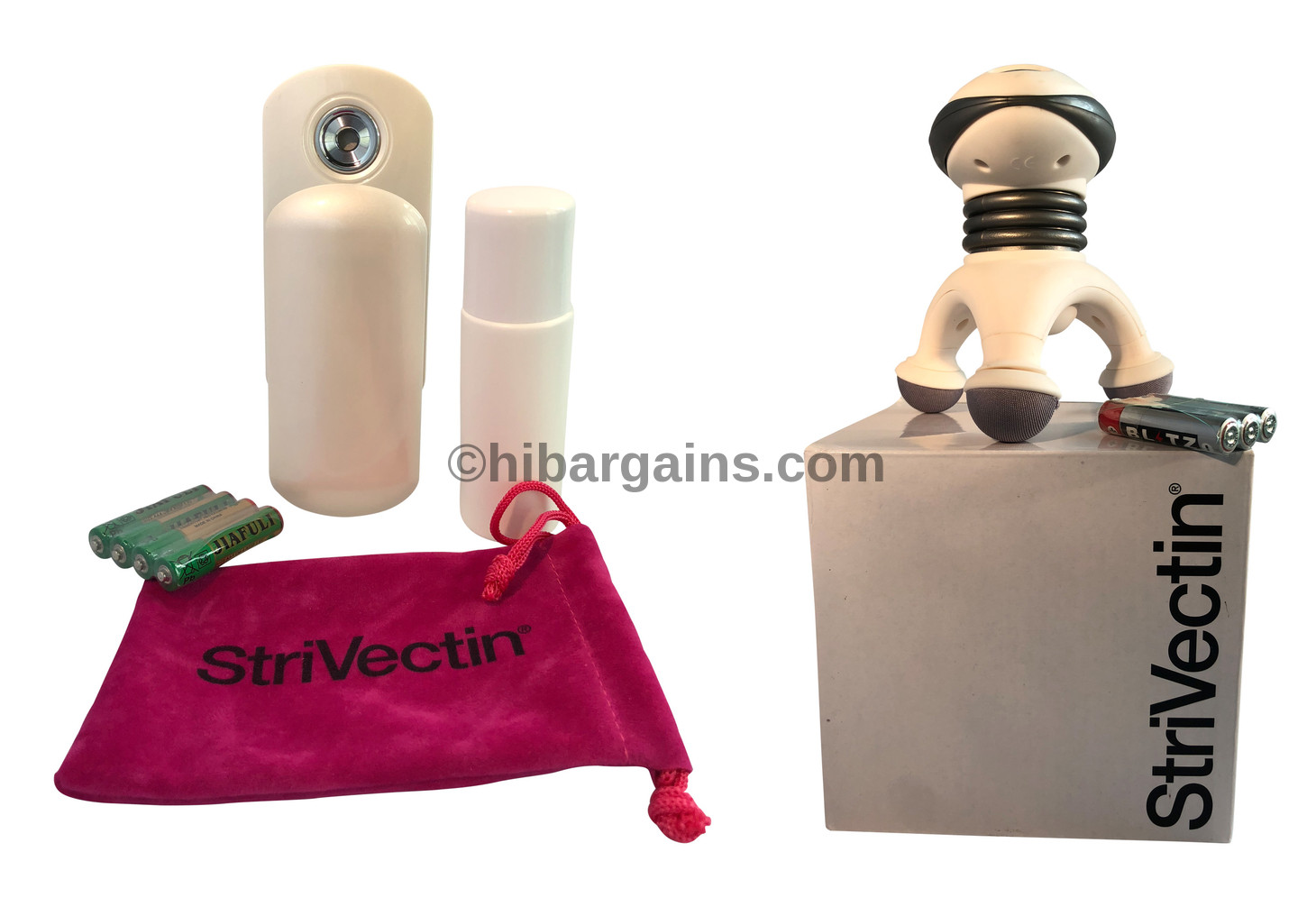 NEW in Box Strivectin Mist Facial Sprayer & Handheld Shiatsu Mini Massager $100