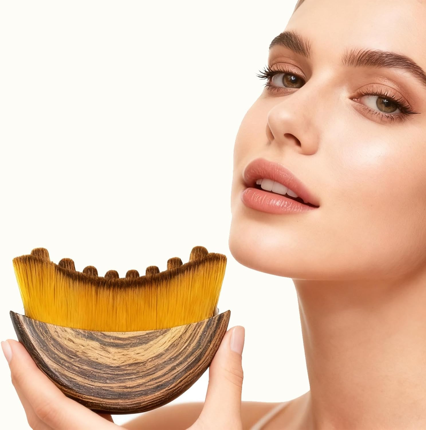 Lymphatic Contour Face Brush,Face Conture Brush, Chin & Jawline Sculpting,Fit…