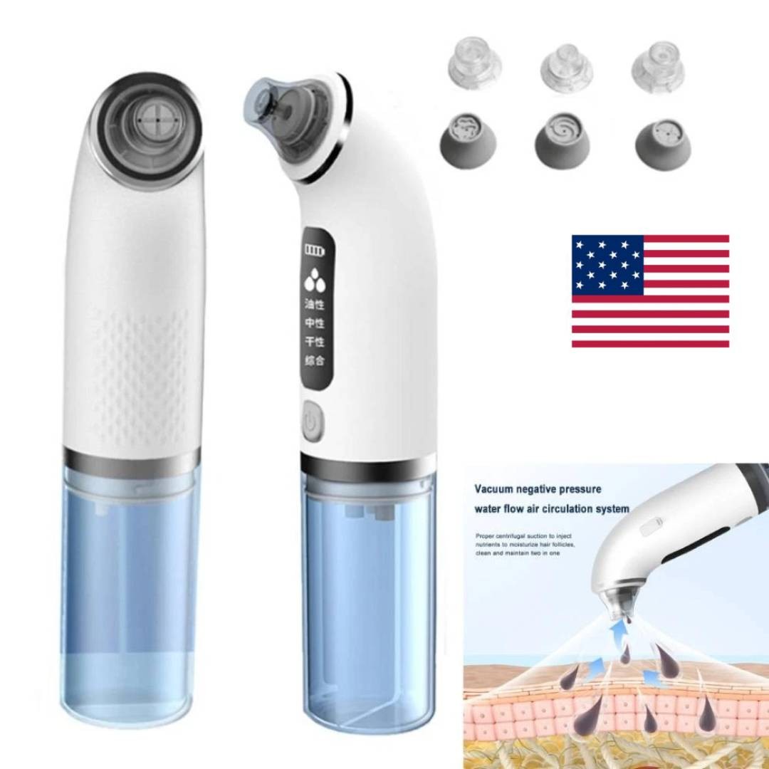 Electric Blackhead Remover Pore Vacuum Suction Diamond Dermabrasion Face Cleaner