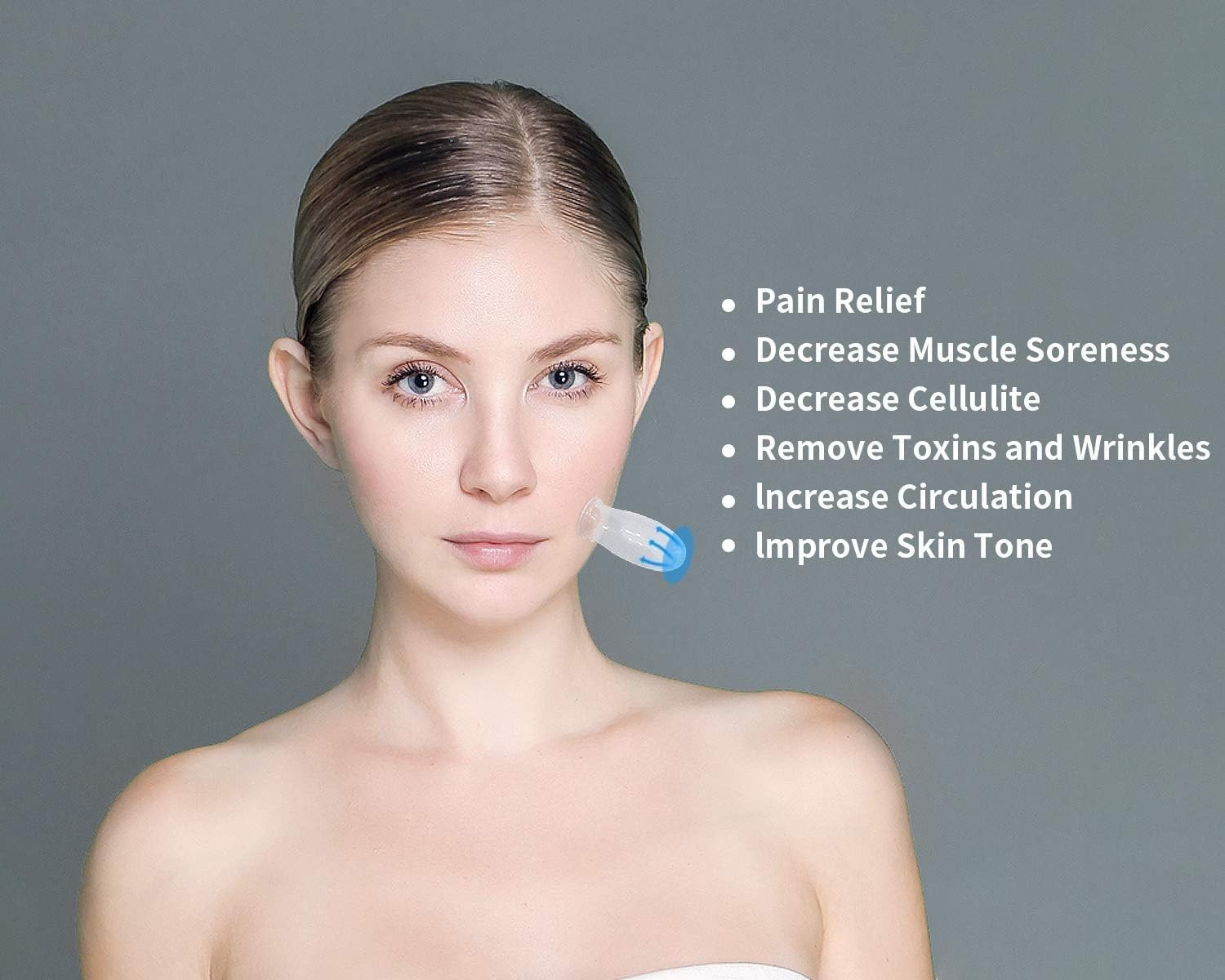 Facial Cupping Set for Face, 4 Clear Silicone Facial Cups, Face Cupping Tool …