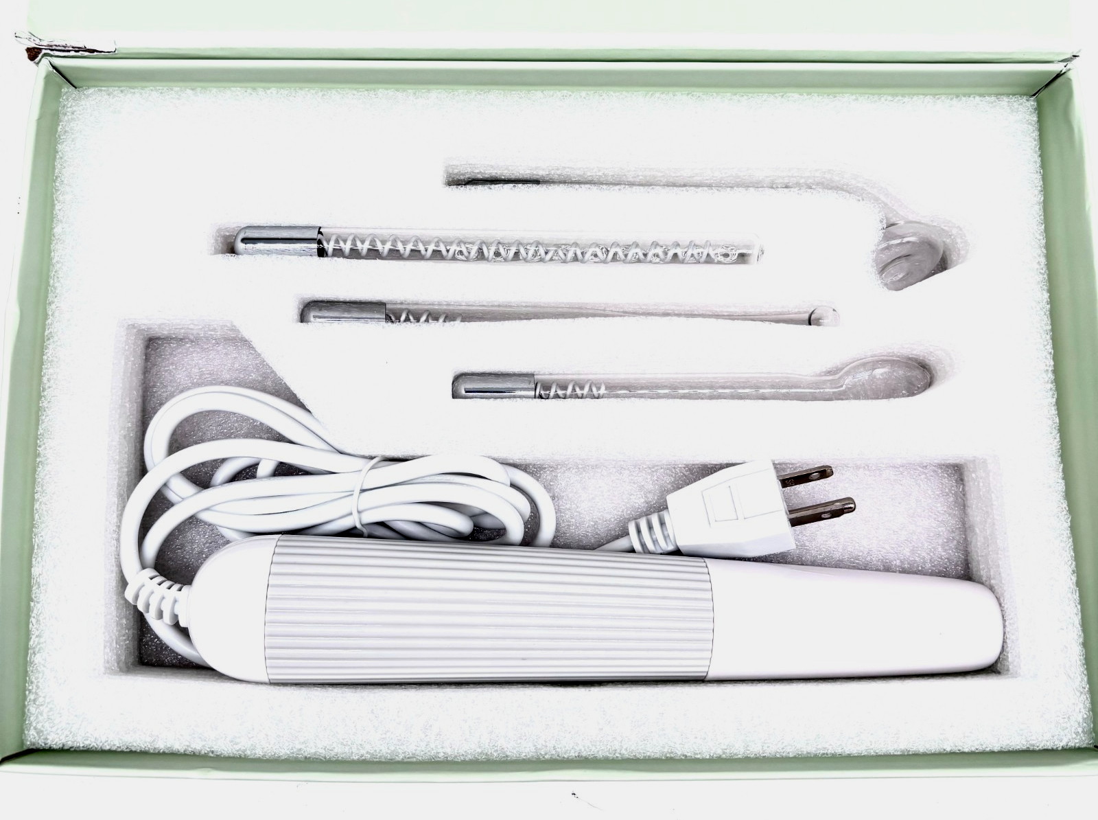 Darsonval Portable High Frequency Skin Care Device White Brand New