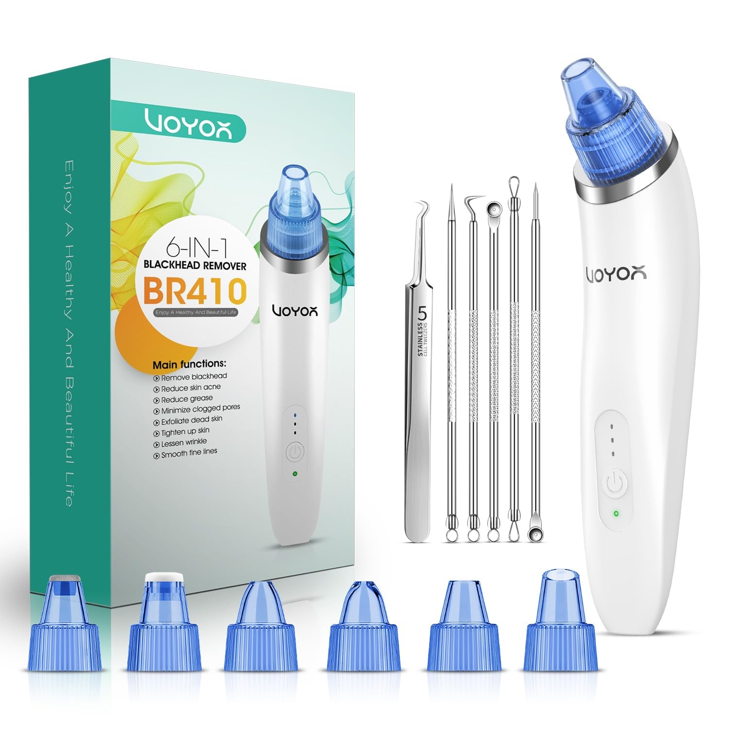 Maquina Para Exfoliar La Cara Extraer Puntos Negros Aparato Limpiador Poros Acne