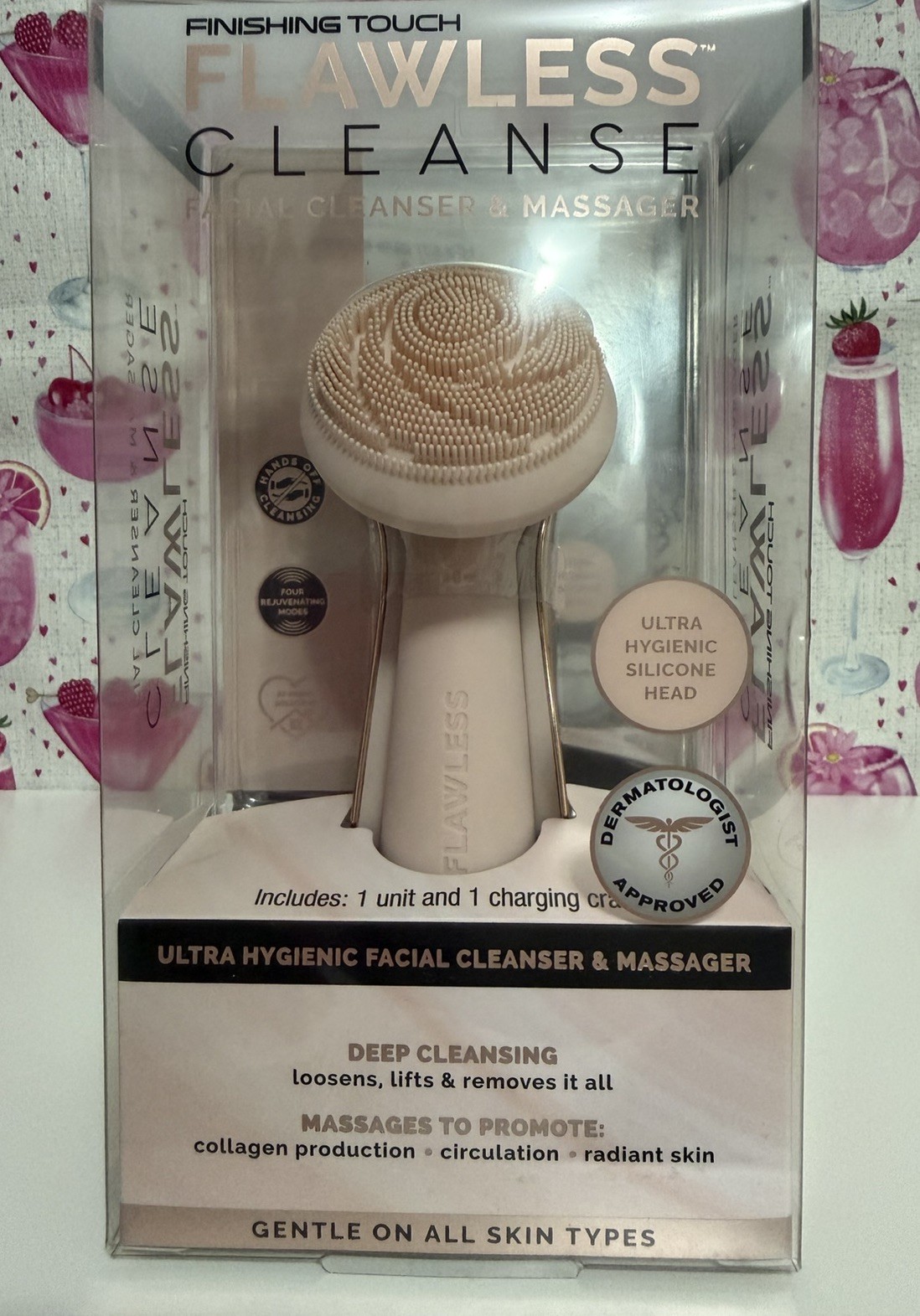 finishing touch flawless cleanse Facial Cleanser & Massager NEW IN BOX!