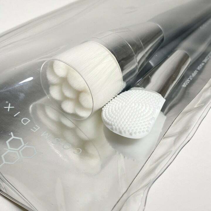 Cosmedix Cleansing Brush And Silicone Applicator Set MSRP $25 – BRAND NEW