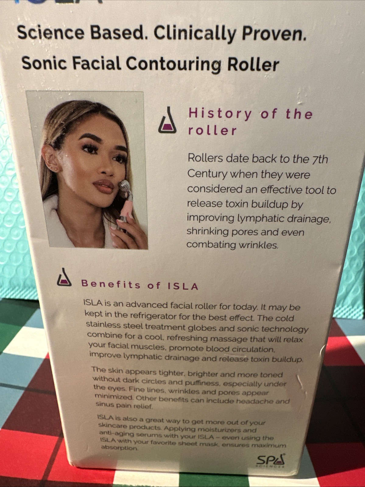 Spa Sciences Sonic Facial Contouring Roller (Silver)
