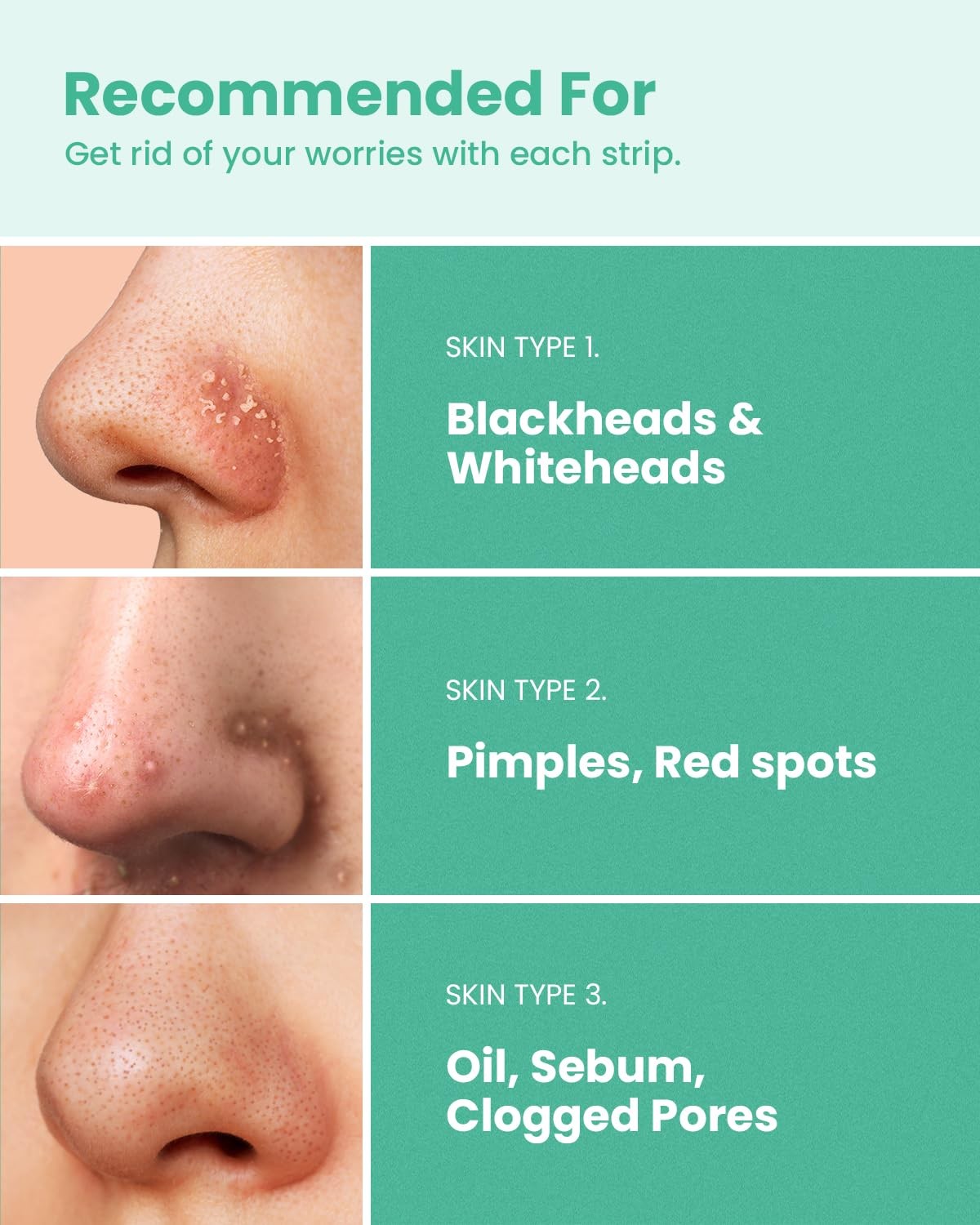 GLAM UP Spotless Nose Patch Hydrocolloid Coverage for 12 Count (Pack of 1)