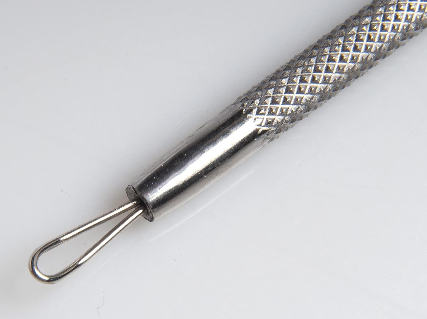 Comedone Extractor Blackhead Whitehead Remover Tool Dual Loop Stainless Steel
