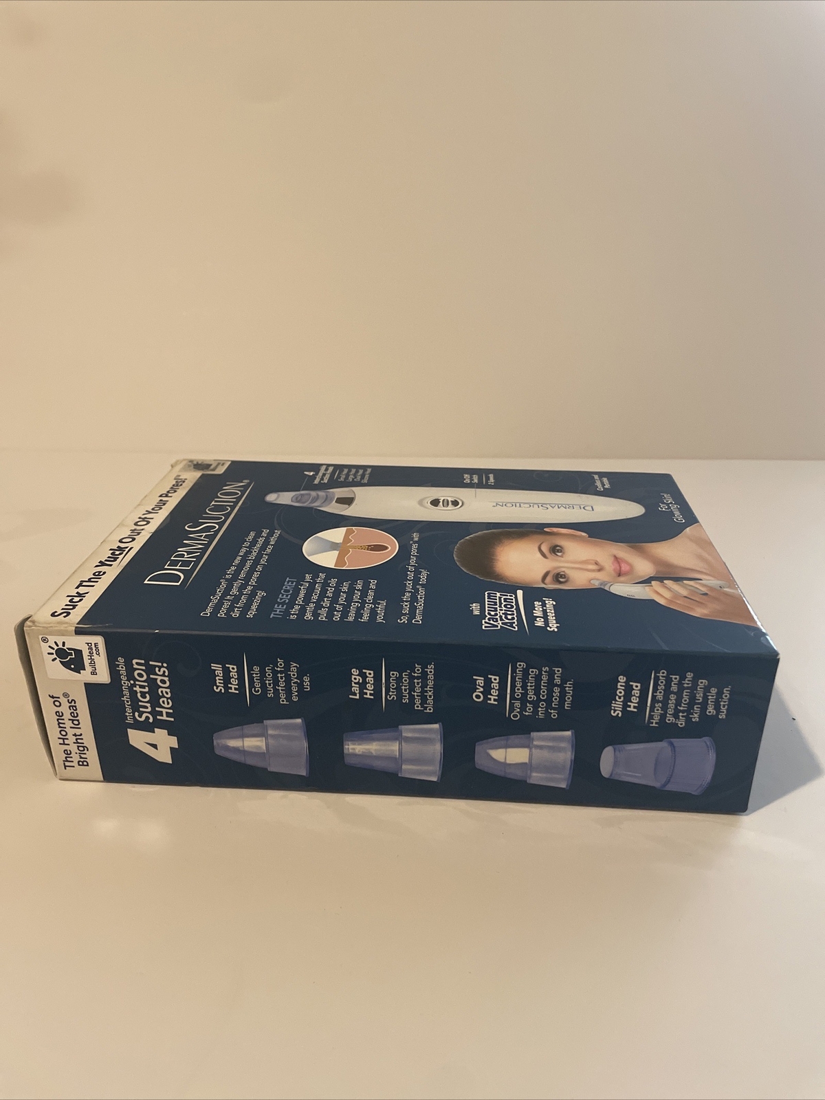 BulbHead DermaSuction Derma Suction Pore Cleaning Device With Vacuum Action