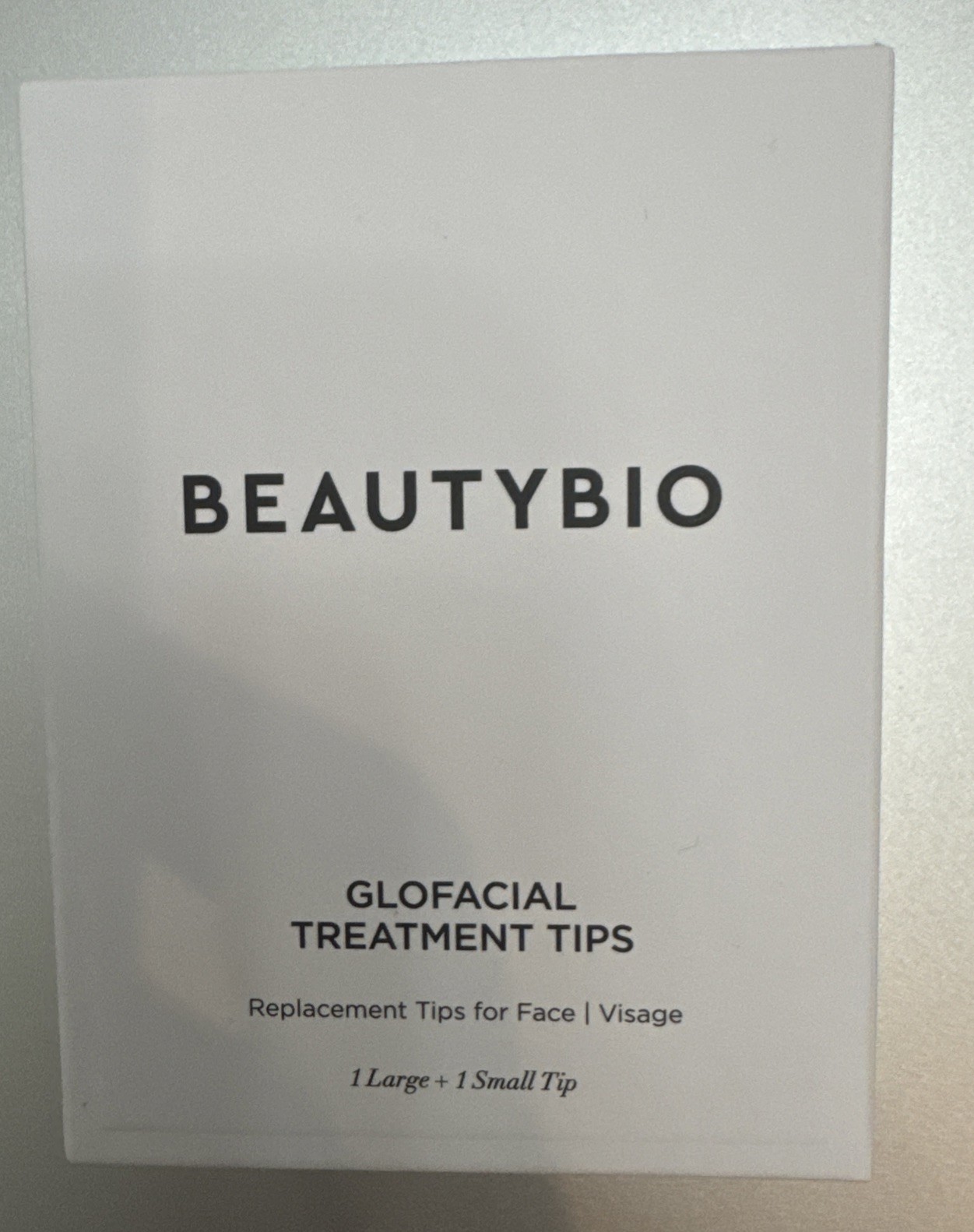 BeautyBio Glofacial Treatment Tips Replacement for Face, 1 Large 1 Small – New