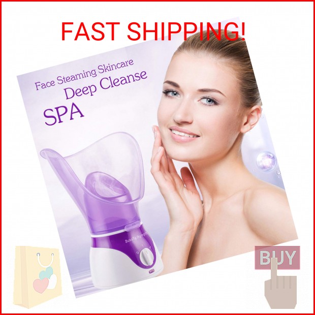 Face Steamer,Beauty Nymph Spa Home Facial Steamer Sauna Pores and Extract Blackh
