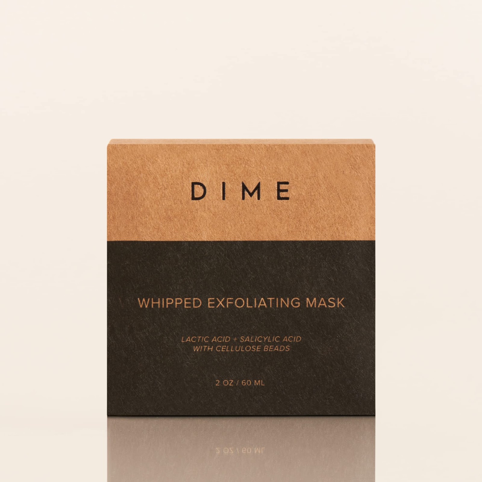 DIME Beauty Whipped Exfoliating Face Mask – Gentle Scrub 2 Ounce (Pack of 1)
