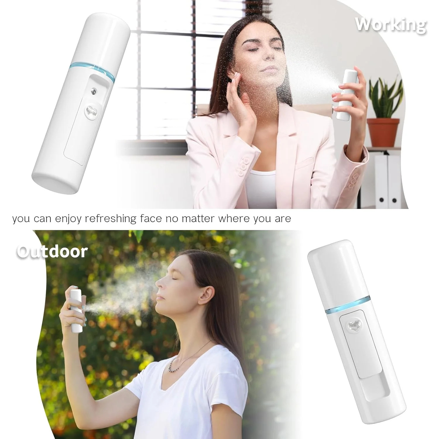 Nano Facial Mister Portable Mini Face Mist Handy Sprayer Automatic Eyelash Exten