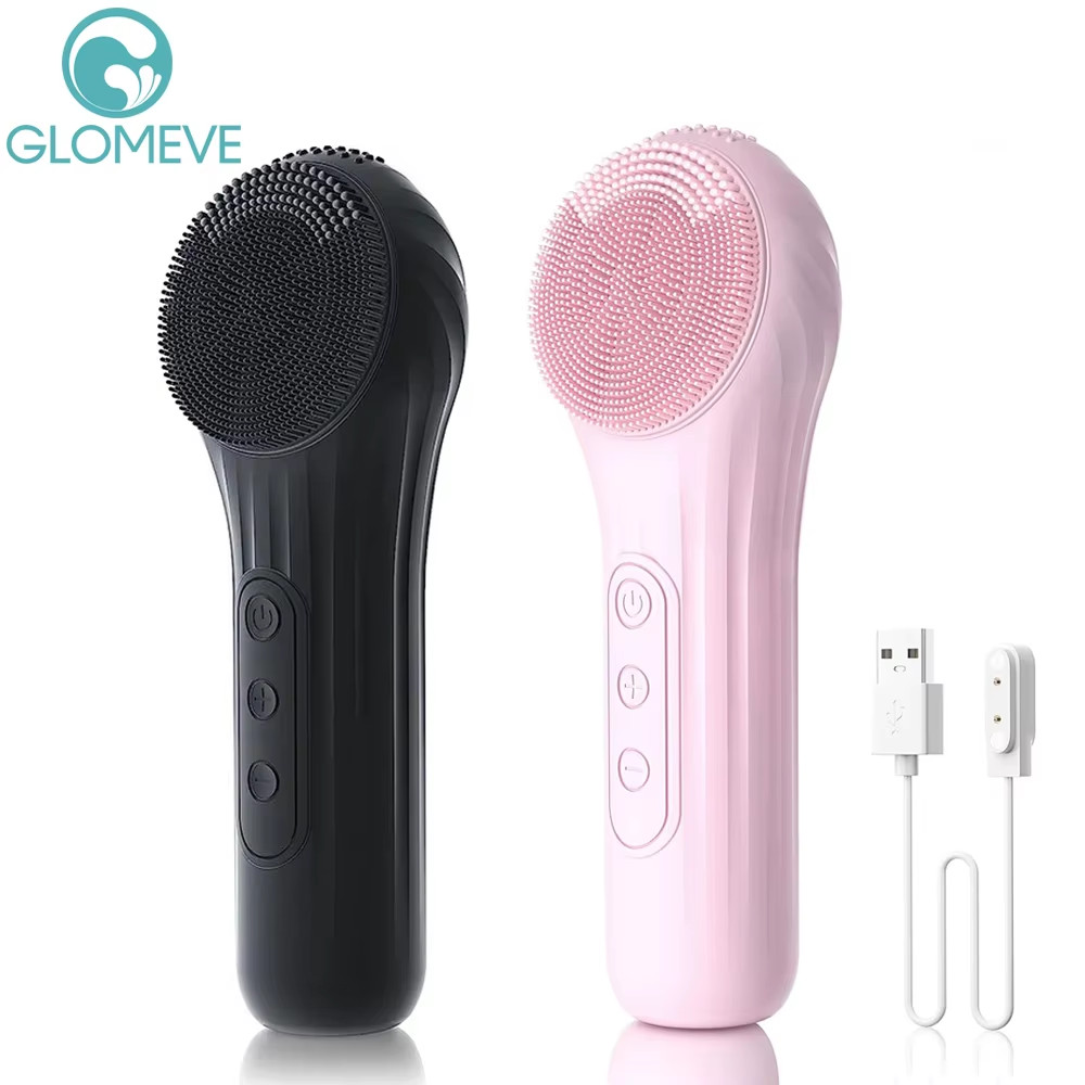 Sonic Waterproof Facial Cleansing Brush Rechargeable Scrubber Exfoliating Vibrat