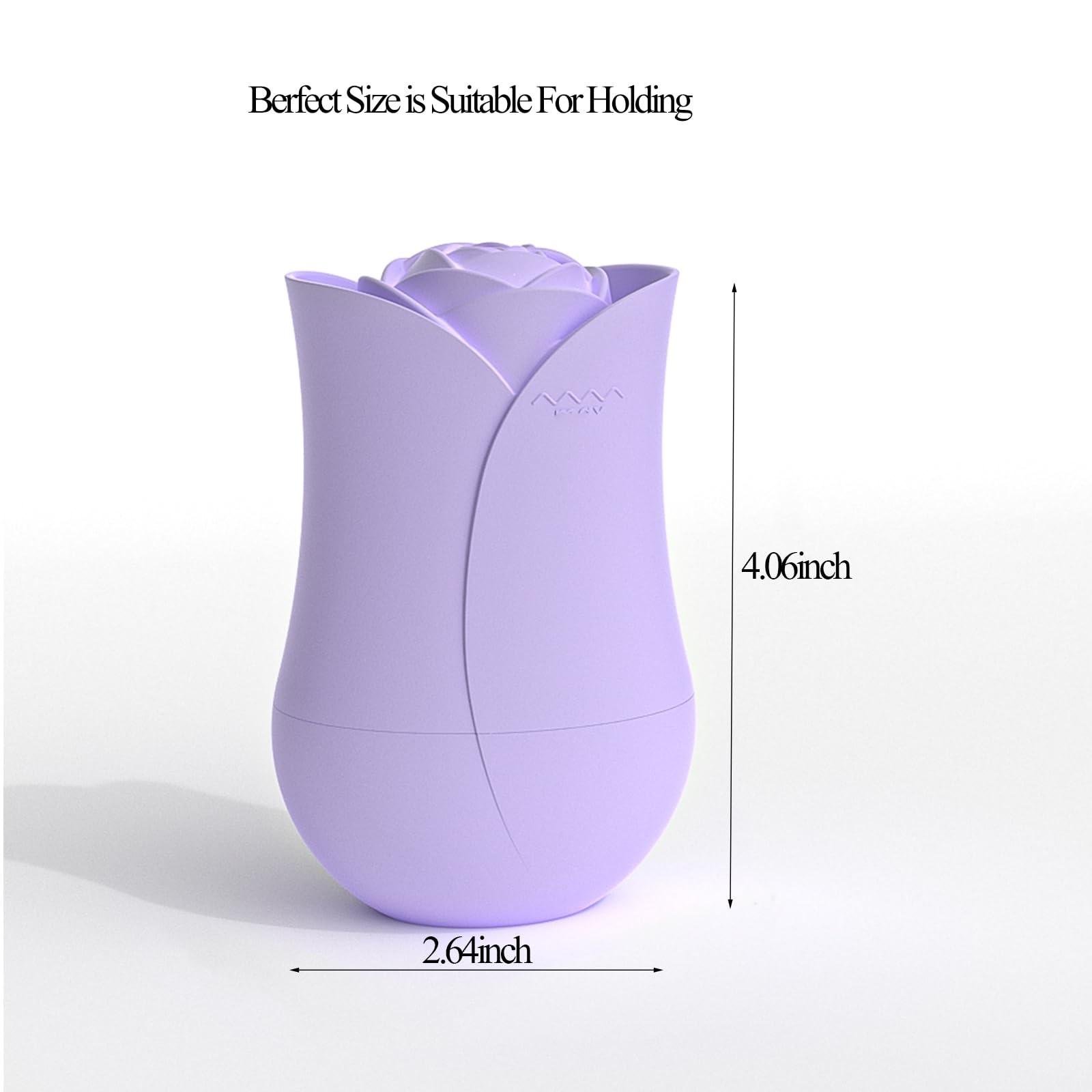 YAVOUN Silicone Ice Mold Facial Rollers, Beauty Roller, 4.06″H, Purple