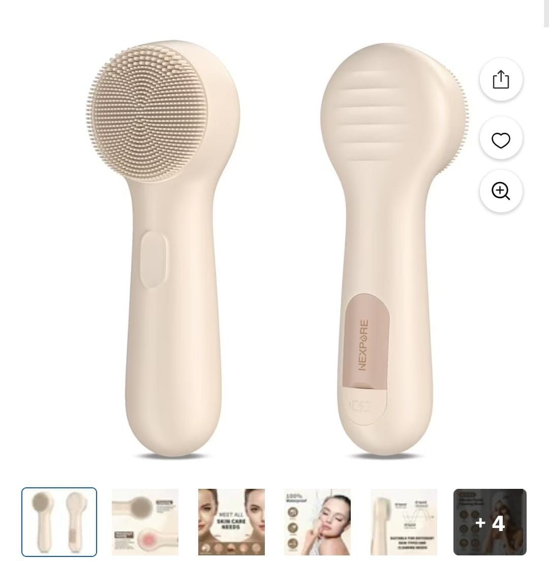 Nexpurre Facial Cleansing Brush, Ipx7 Waterproof Sonic