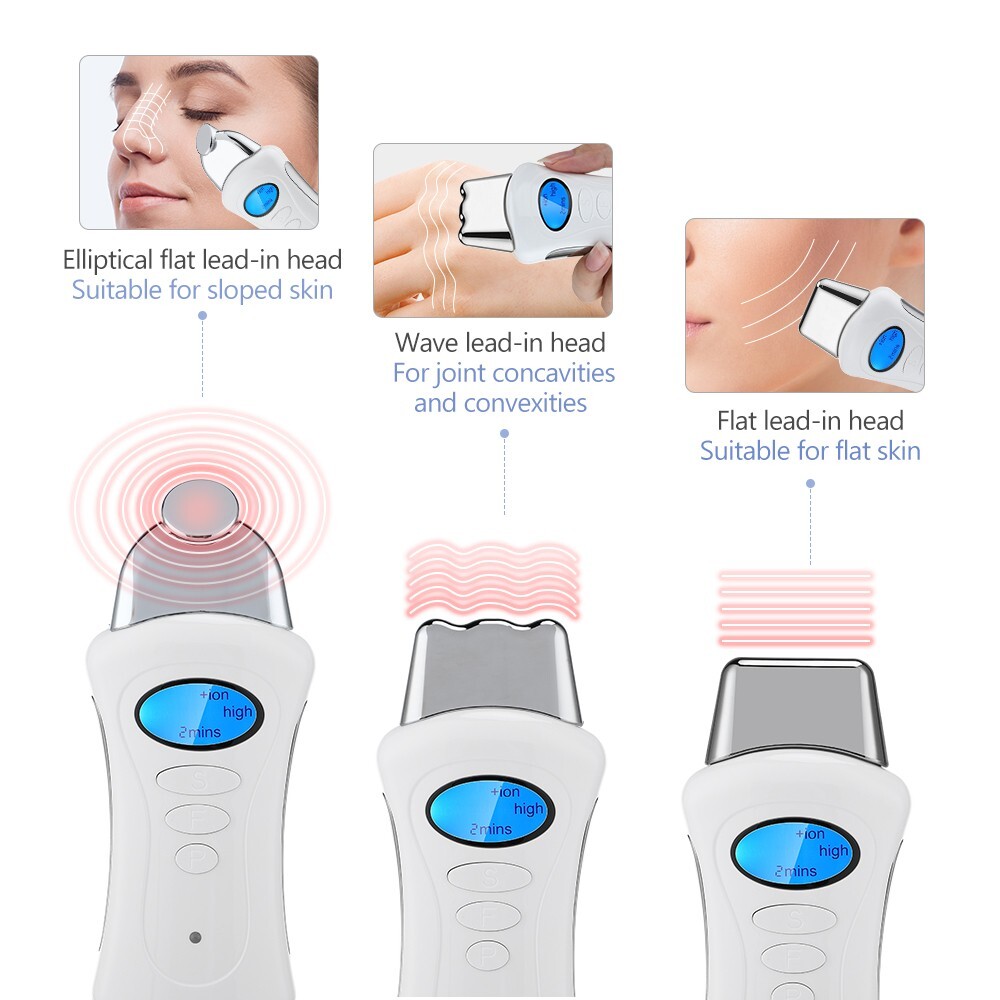 3 IN 1 Galvanic Spa Microcurrent Facial Massager Beauty Machine Wrinkle Remove