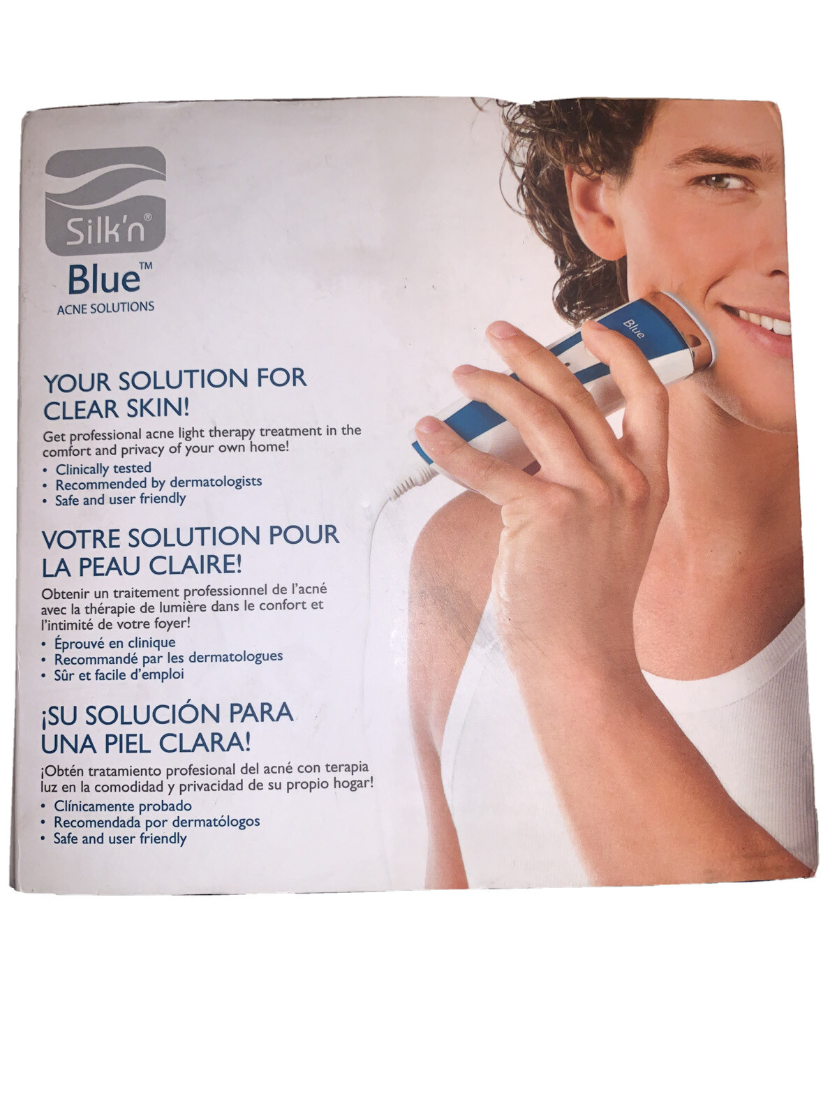 Silk’n Blue Acne Solutions Light Therapy Treatment Blue Technology