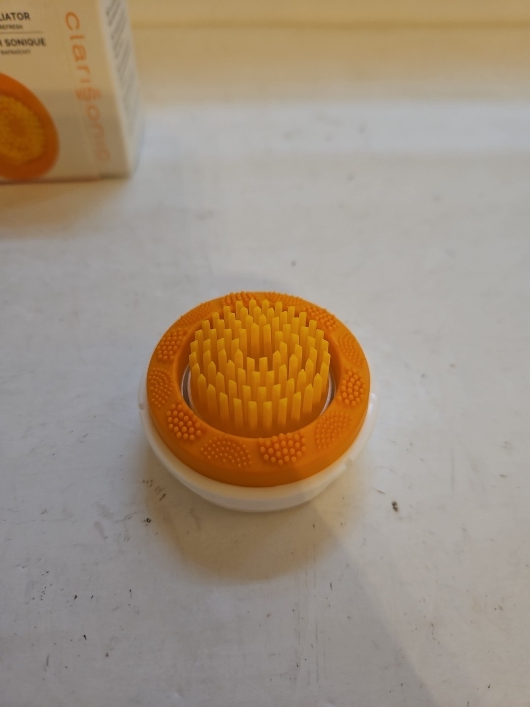 Clarisonic Sonic Exfoliator Retexture Refresh Replacement Brush Head Orange -NIB